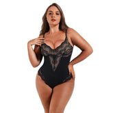 Mariella Lace Shaping Bodysuit - Black